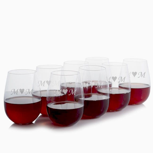 Ravenscroft Personalized Stemless Red Wine Glass