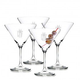 Engraved Personalized Martini Cosmopolitan Glasses Set of 2 M53