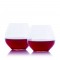Amoroso Stemless Red Wine Glass 2pc. Set By Crystalize