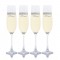 Mother's Day Champagne Glass 4pc. Set by Crystalize
