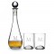 Engraved Waterford Elegance Tall Decanter With 2 Elegance DOF Glasses Gift Set