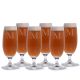 Engraved Lennon Beer Glass Set of 6 by Crystalize
