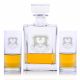 Bowie Liquor Decanter 3pc. Highball Set By Crystalize
