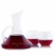 Engraved Coltrane Wine Decanter Stemless Set