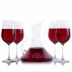 Coltrane Wine Decanter 5 pc Set by Crystalize