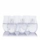 Attimo Drinking Glass 6pc. Set by Crystalize