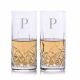 Crystalize Cut Crystal Highball Glass 2 Piece Set