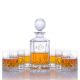Cut Crystal Whiskey Decanter 7pc. Set by Crystalize
