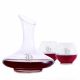 Engraved Mozart Wine Decanter 3pc Stemless Set