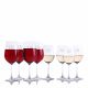 Personalized Crystalize Crystal Red & White Wine Glass 8pc. Set 