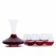 Personalized Sloane Wine Decanter 7pc. Stemless Set by Crystalize 