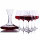 Crystalize Sloane Wine Decanter 7pc. Set 