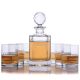 Crystal Whiskey Decanter 7 Piece Set