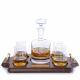 Ravenscroft Decanter Wood Tray Set