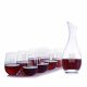 Custom Cristoff Wine Decanter 9 Piece Stemless Set by Ravenscroft