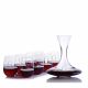 Custom Infinity Wine Decanter 9 Piece Stemless Set by Ravenscroft