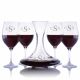 Ravenscroft Infinity Decanter & 4 Red Wine Glasses Set
