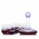 Custom Vintner's Choice Wine Decanter 9 Piece Stemless Set by Ravenscroft