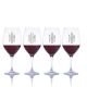 Custom Crystal Vinum Red Wine Bordeaux Glass 4pc. Gift Set by Riedel