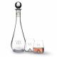 Engraved Waterford Elegance Tall Decanter With 2 Elegance Stemless Wine Glasses Gift Set