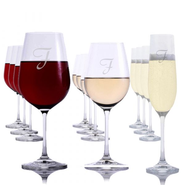 Red Or White Set of 2 Wine Glasses