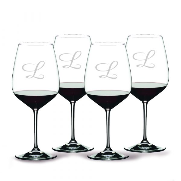 Custom Crystal Extreme Red Wine Cabernet Glass 4pc. Set by Riedel