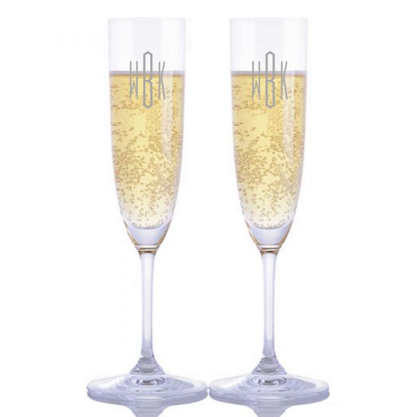 Engraved Riedel Vinum Champagne Glass-Free Personalization