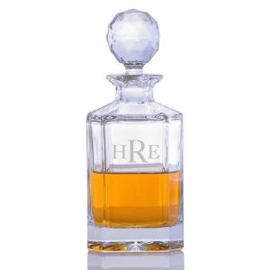 Crystalize Engraved Decanter