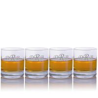 Engraved Ravenscroft Classic Double Old Fashioned Glasses