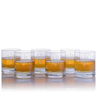 Crystal Whiskey Rocks Glass Set of 6