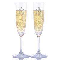 Engraved Riedel Vinum Champagne Flute